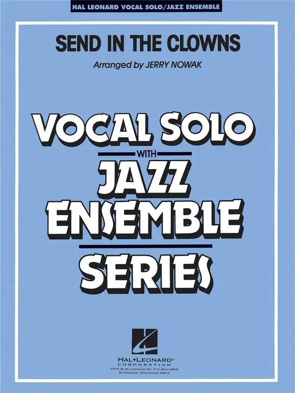 Stephen Sondheim Send In The Clowns (Arr. Jerry Nowak) Jazz Ensemble mit Gesang