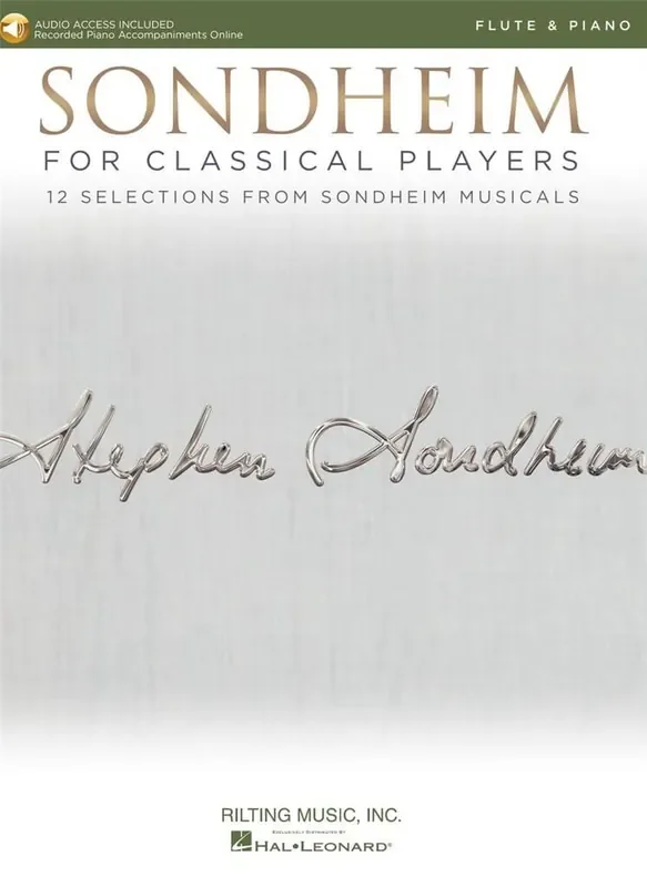 Stephen Sondheim Sondheim for Classical Players Flöte mit Begleitung