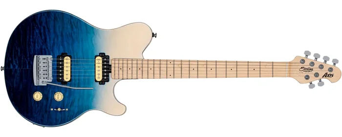 Sterling by MusicMan S.U.B. Axis AX3 Spectrum Blue