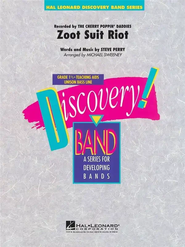 Steve Perry Zoot Suit Riot (Arr. Michael Sweeney) Blasorchester