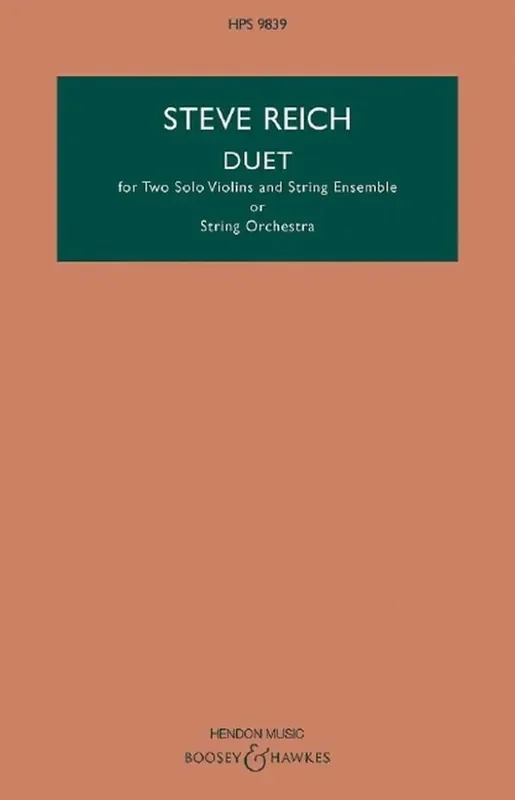 Steve Reich Duet Streichensemble