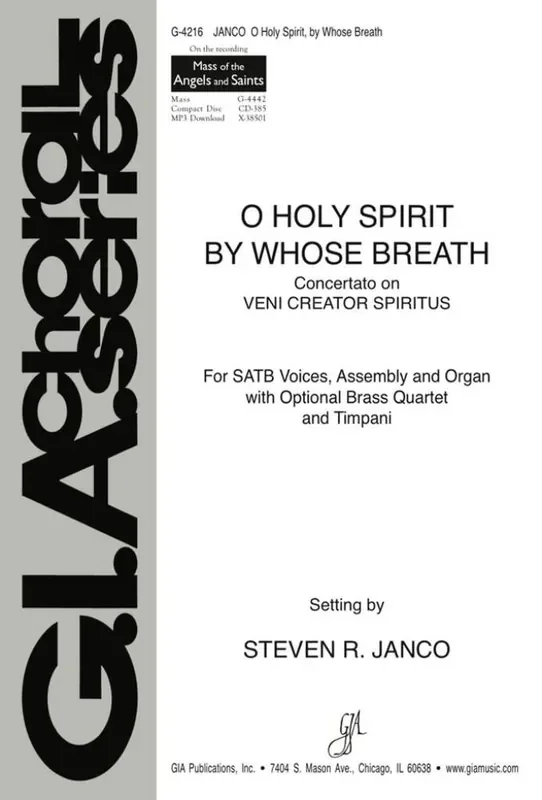 Steven Janco O Holy Spirit, by Whose Breath Gemischter Chor mit Begleitung