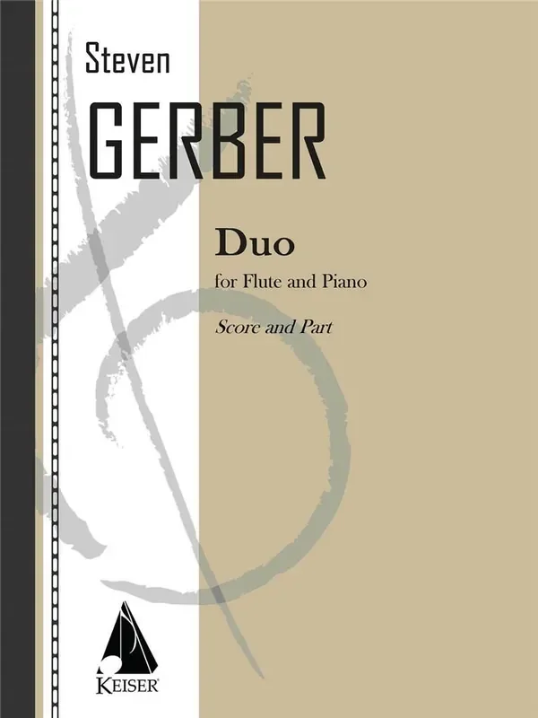 Steven R. Gerber Duo for Flute and Piano Flöte mit Begleitung