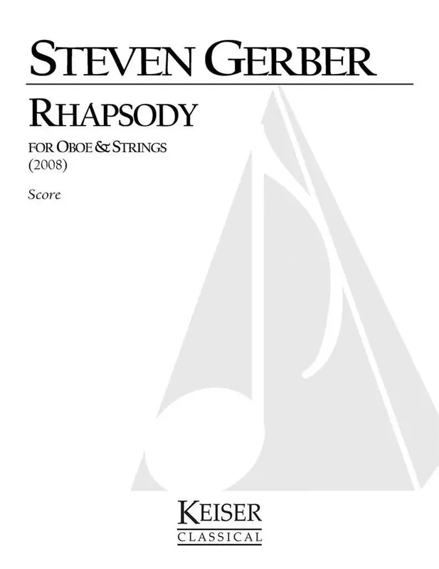 Steven R. Gerber Rhapsody for Oboe and Strings Kammerensemble