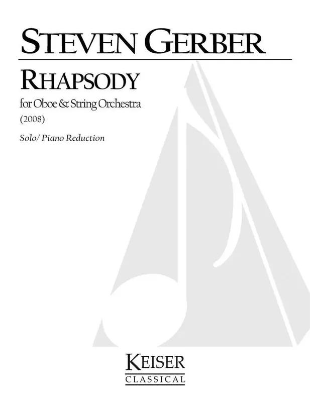 Steven R. Gerber Rhapsody for Oboe and Strings Kammerensemble