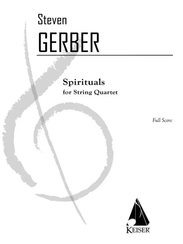 Steven R. Gerber Spirituals for String Quartet Streichquartett
