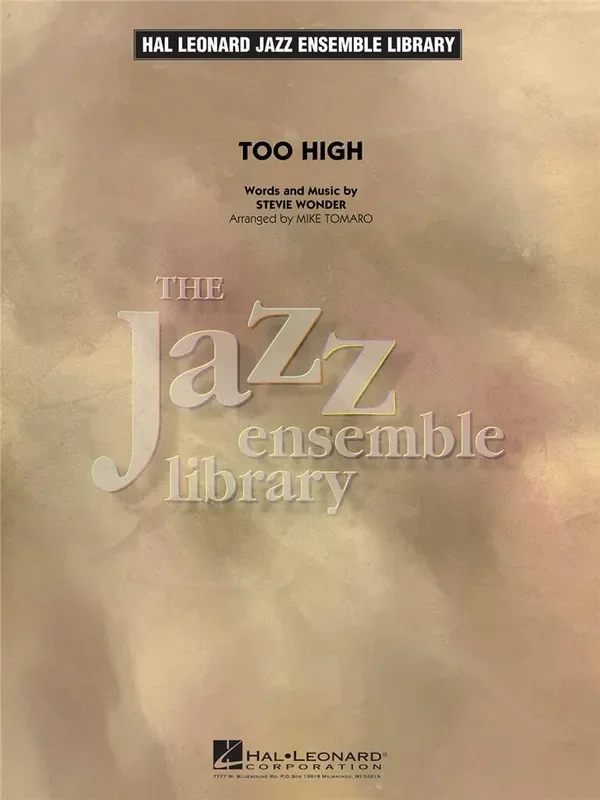 Stevie Wonder Too High (Arr. Mike Tomaro) Jazz Ensemble