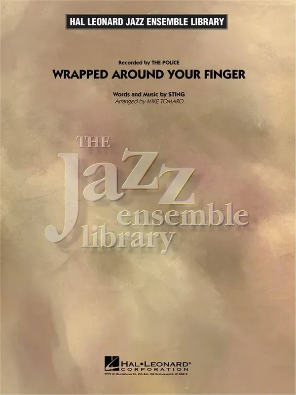 Sting Wrapped Around Your Finger (Arr. Mike Tomaro) Jazz Ensemble