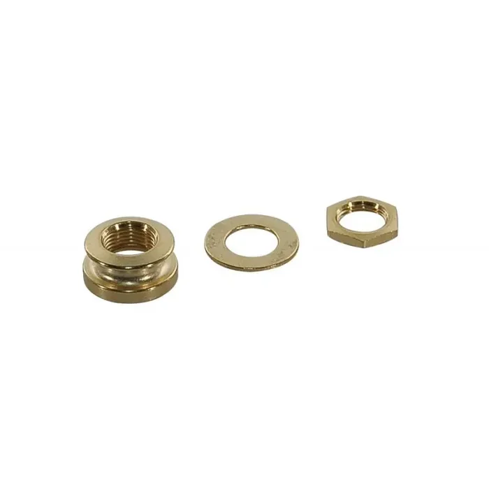 Strap button nut, for EPJ models M8 thread, with nut and washer, goud
