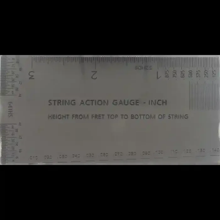 String Action Gauge – Measurement Tool Inches
