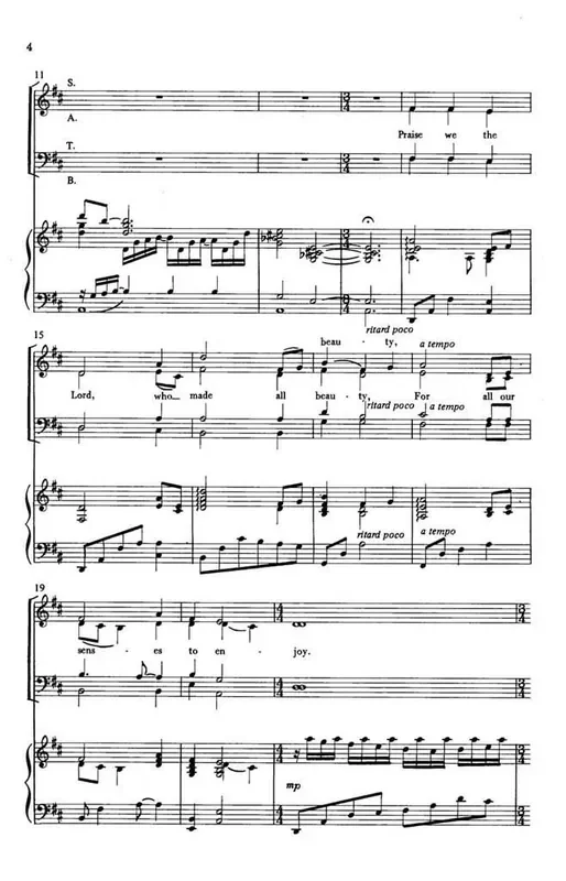 Stuart Wilson Carol Of Beauty (Arr. Richard Smith) Gemischter Chor mit Klavier/Orgel