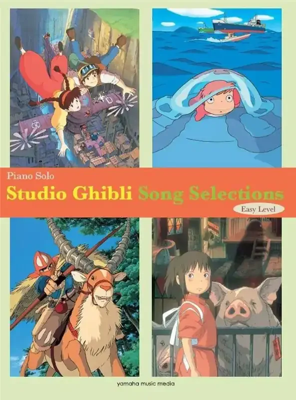 Studio Ghibli Song Selections Easy Piano/English Klavier Solo