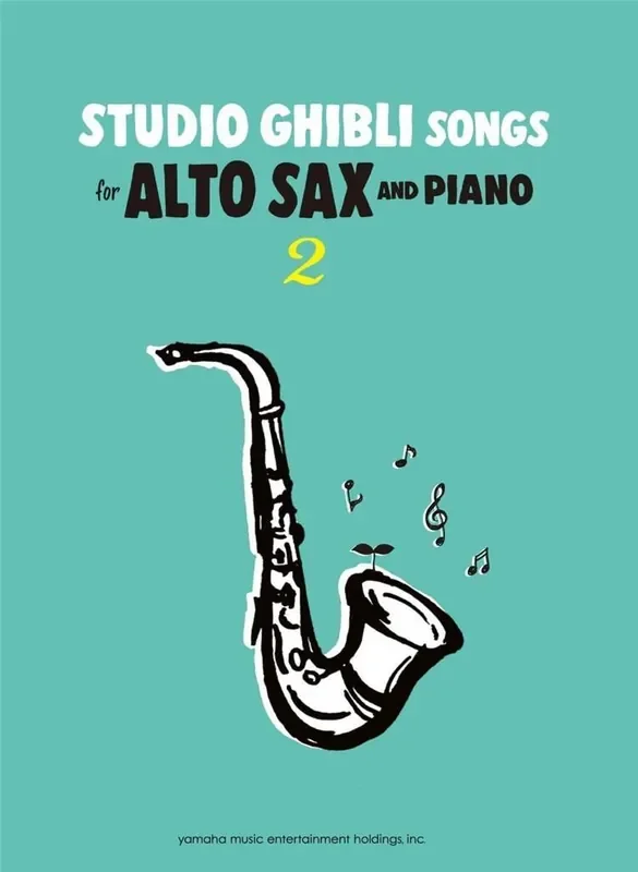 Studio Ghibli Songs for Alto Sax Vol.2/English Altsaxophon mit Begleitung
