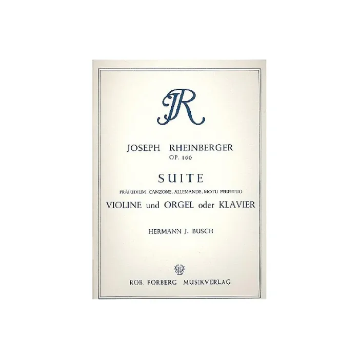 Suite c-Moll op.166 für Violine