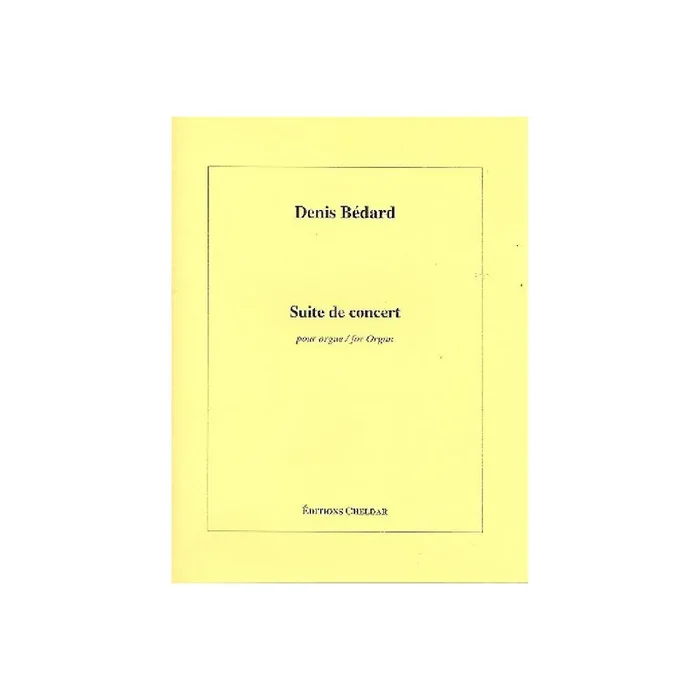 Suite de concert pour orgue