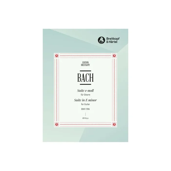 Suite e-Moll BWV996 für Laute