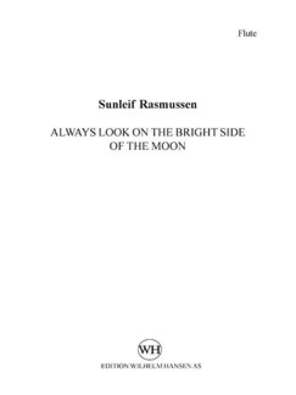 Sunleif Rasmussen Always Look At The Bright Side Of The Moon Kammerensemble