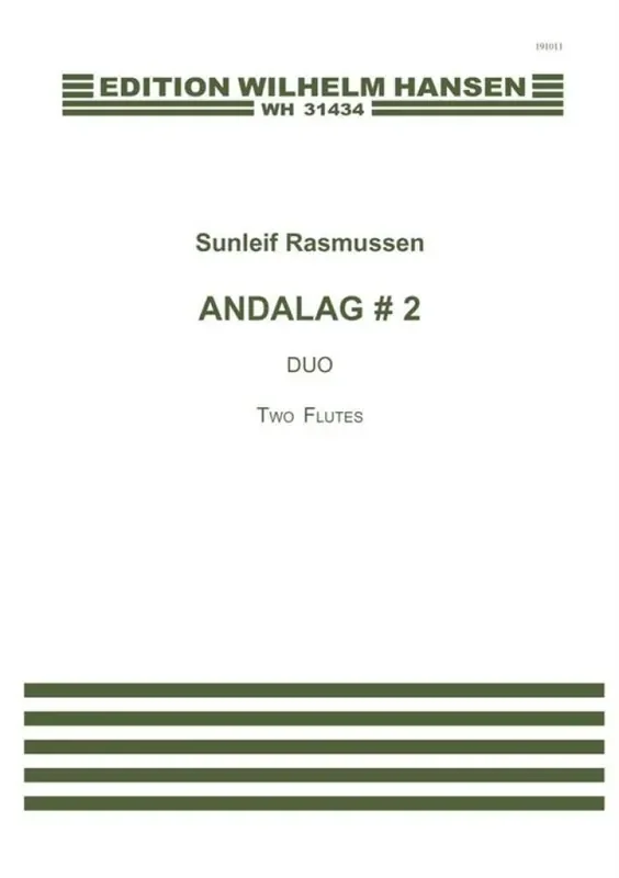 Sunleif Rasmussen Andalag 2 Flöte Duett