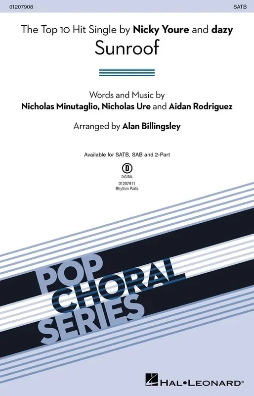 Sunroof (Arr. Alan Billingsley) Gemischter Chor mit Begleitung