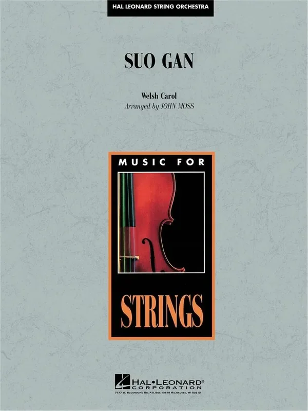Suo Gân (Arr. John Moss) Streichorchester
