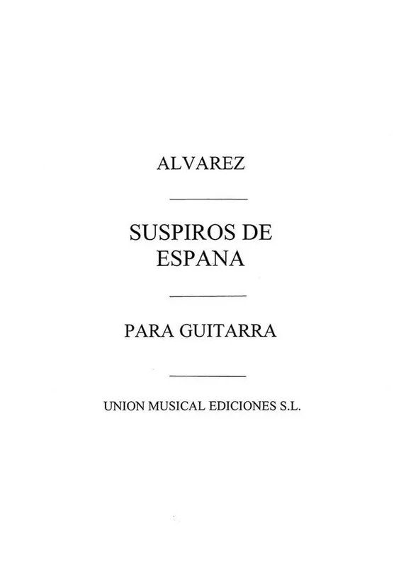 Suspiros De Espana Pasodoble Gitarre Solo