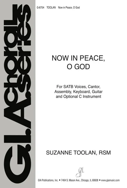 Suzanne Toolan Now in Peace, O God – Guitar edition