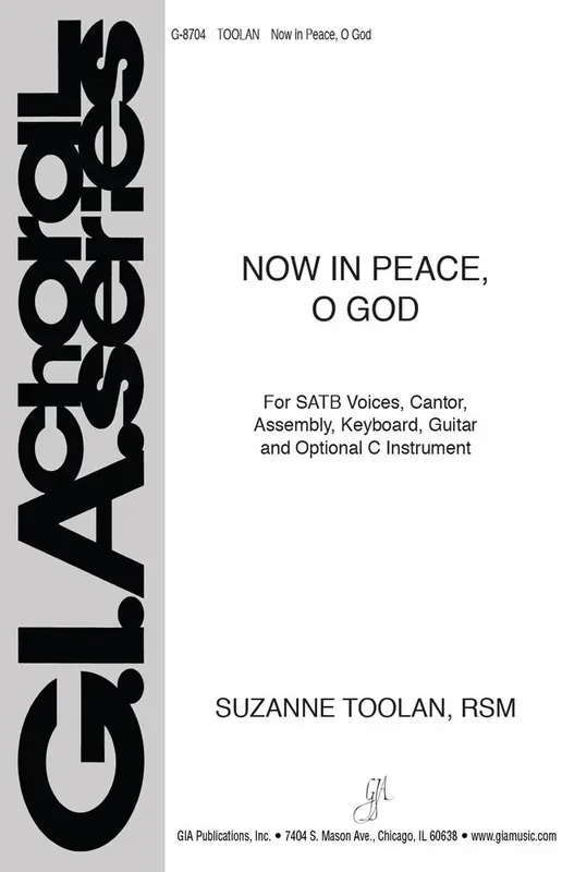Suzanne Toolan Now in Peace, O God Gemischter Chor mit Klavier/Orgel