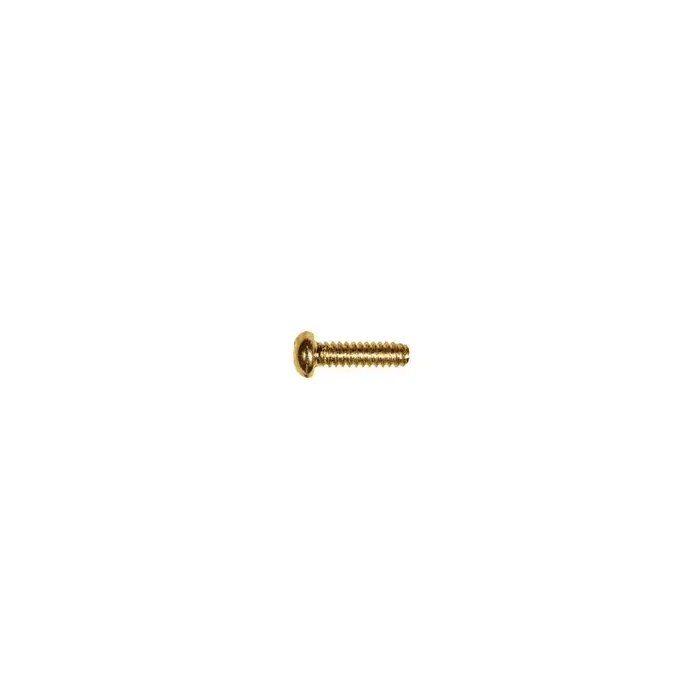 Switch bolt, gold, 3,4x12mm, 12pcs, dome head, 6-32 thread for USA lever switches