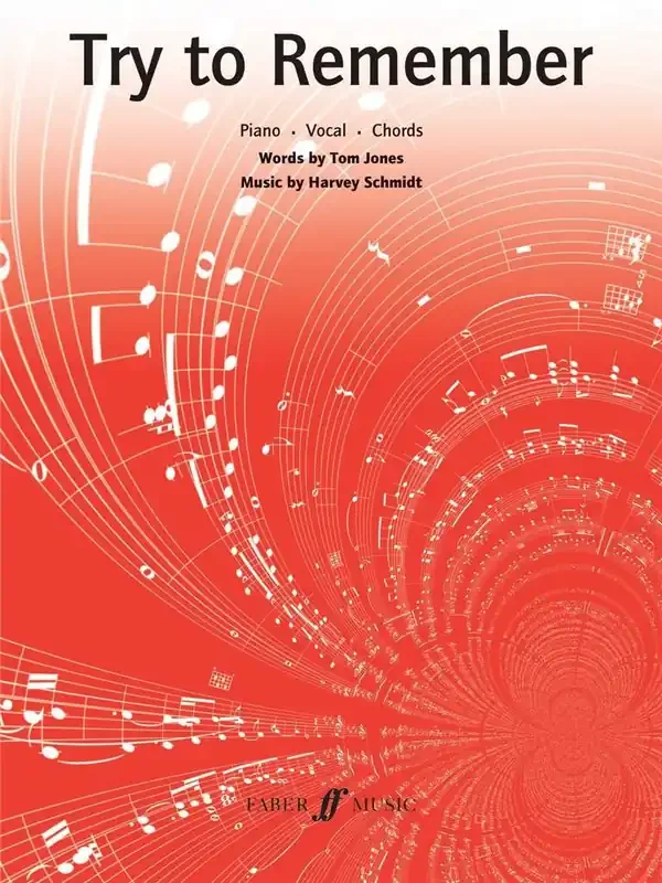 T. Jones Try to Remember Klavier, Gesang, Gitarre (Songbooks)