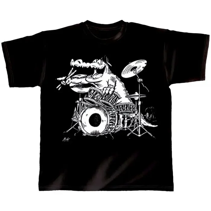T-Shirt black Kroko Power XL