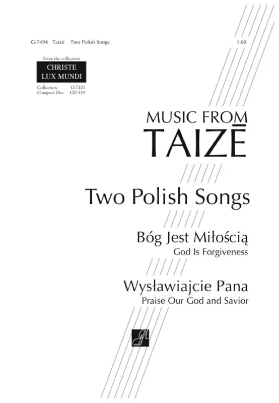 Taize Community Two Polish Songs Gemischter Chor mit Ensemble