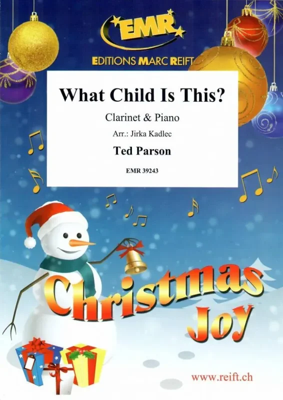 Ted Parson What Child Is This? (Arr. Jirka Kadlec) Klarinette mit Begleitung