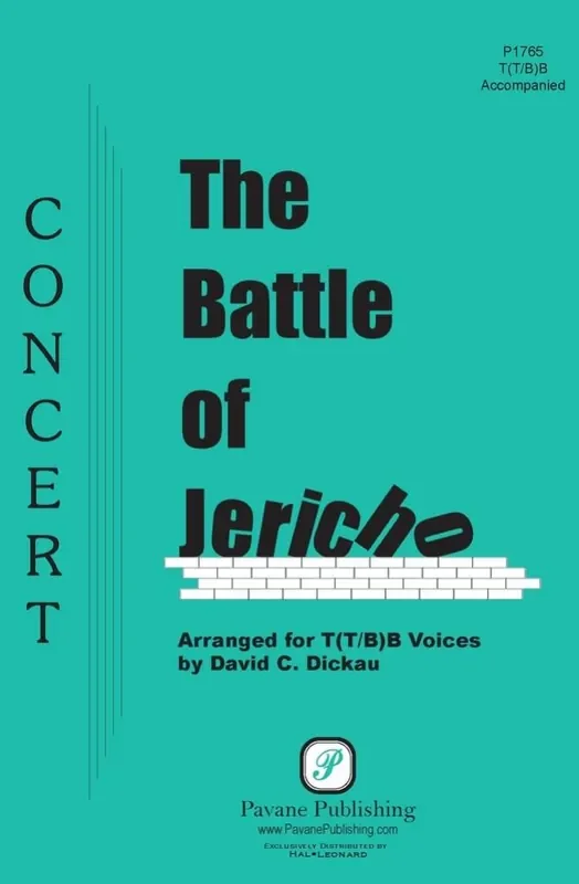 The Battle of Jericho (Arr. David C. Dickau) Männerchor mit Begleitung