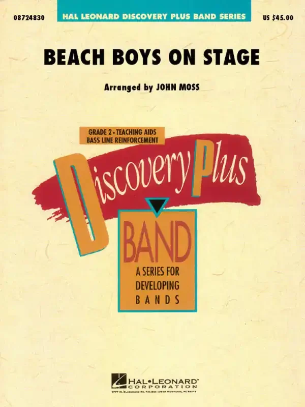 The Beach Boys Beach Boys On Stage (Arr. John Moss) Blasorchester