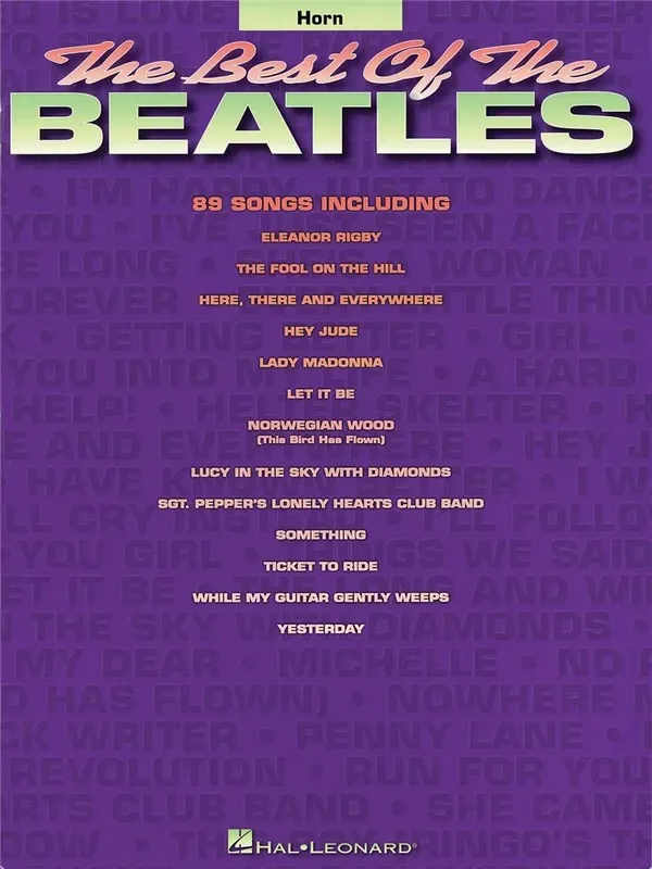 The Beatles Best of the Beatles for French Horn Horn Solo
