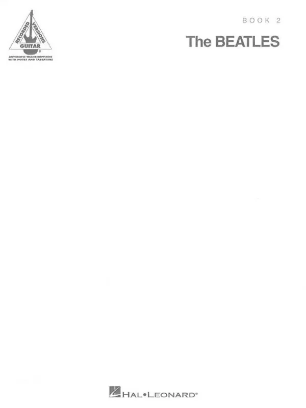 The Beatles The Beatles (The White Album) – Book 2 Gitarre Solo