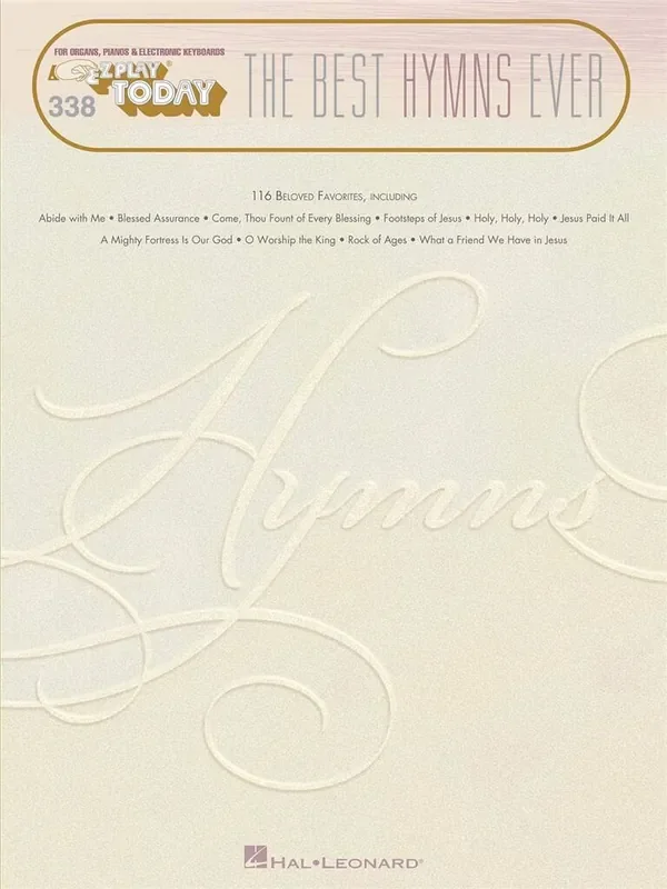 The Best Hymns Ever Klavier Solo