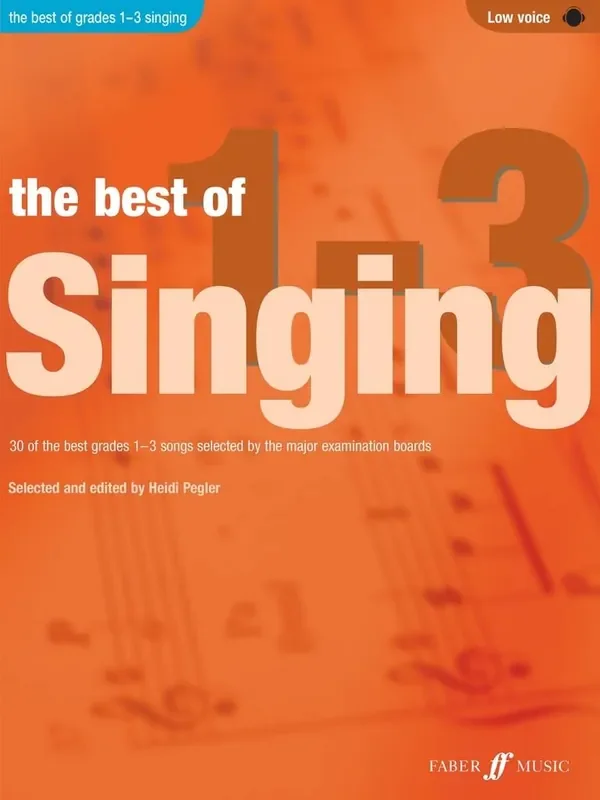 The Best of Singing 1-3 (Low Voice) Gesang mit Klavier