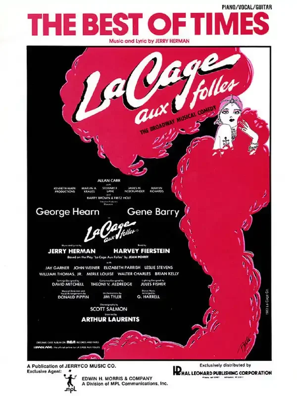 The Best of Times (From La Cage Aux Folles) Gesang mit Klavier