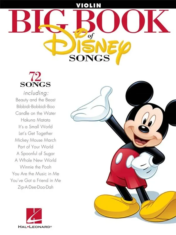 The Big Book of Disney Songs Violine Solo
