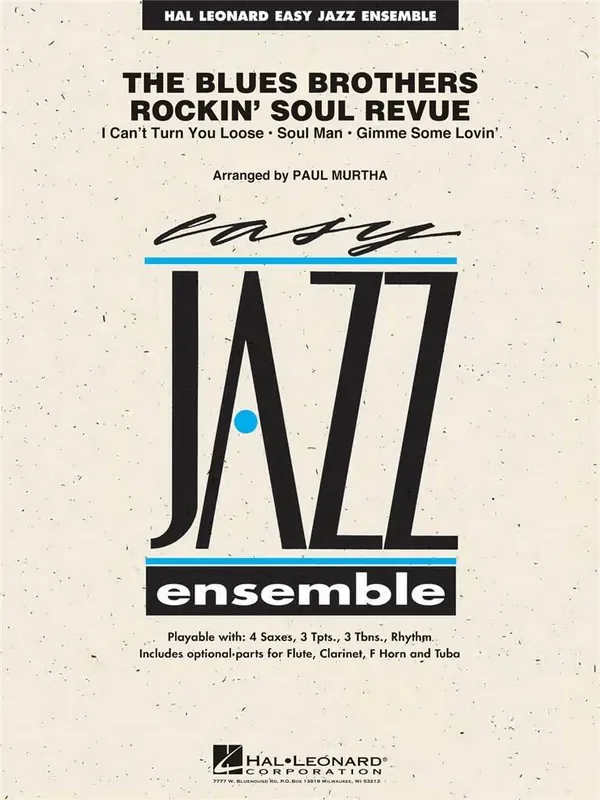 The Blues Brothers The Blues Brothers Rockin‘ Soul Revue (Arr. Paul Murtha) Jazz Ensemble