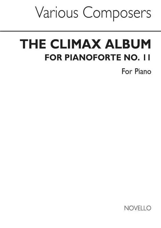 The Climax Album No. 11 For Piano Klavier Solo