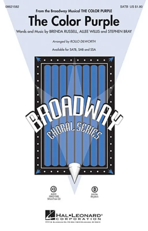 The Color Purple (Arr. Rollo Dilworth) Gemischter Chor mit Begleitung