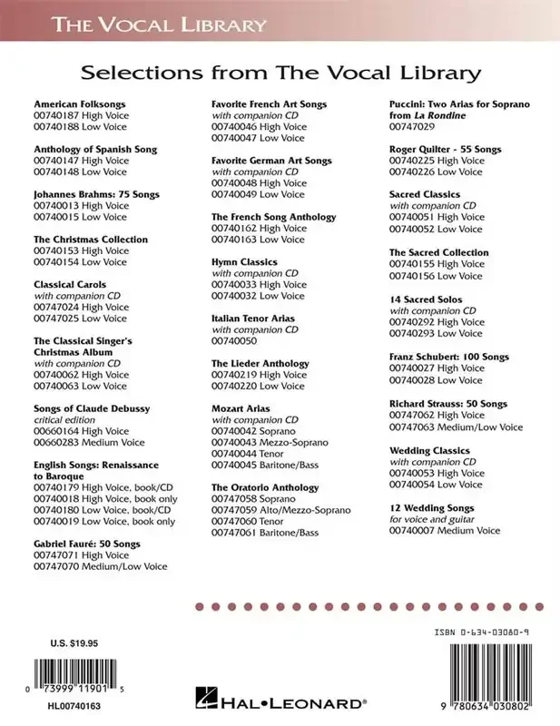 The French Song Anthology (Arr. Carol Kimball) Gesang Solo