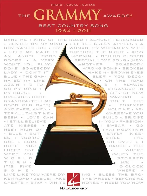 The Grammy Awards Best Country Song 1964 – 2011 Klavier, Gesang, Gitarre (Songbooks)