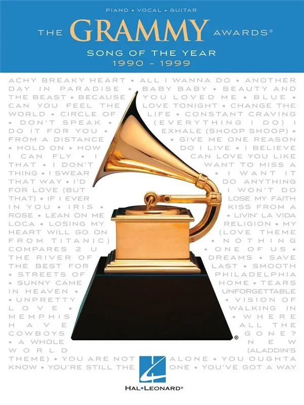 The Grammy Awards Song of the Year 1990 – 1999 Klavier, Gesang, Gitarre (Songbooks)
