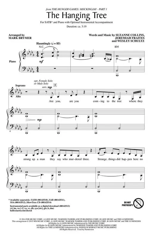 The Hanging Tree ShowTrax CD