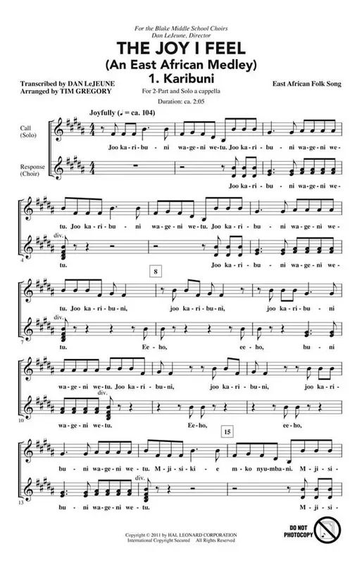 The Joy I Feel (Arr. Tim Gregory) Gemischter Chor mit Begleitung