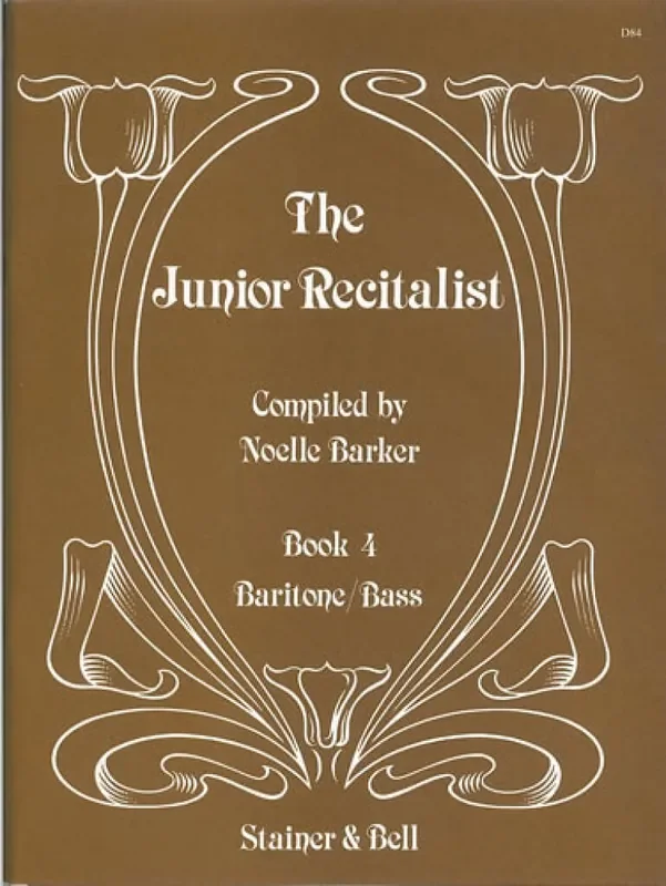 The Junior Recitalist Book 4 Gesang mit Klavier