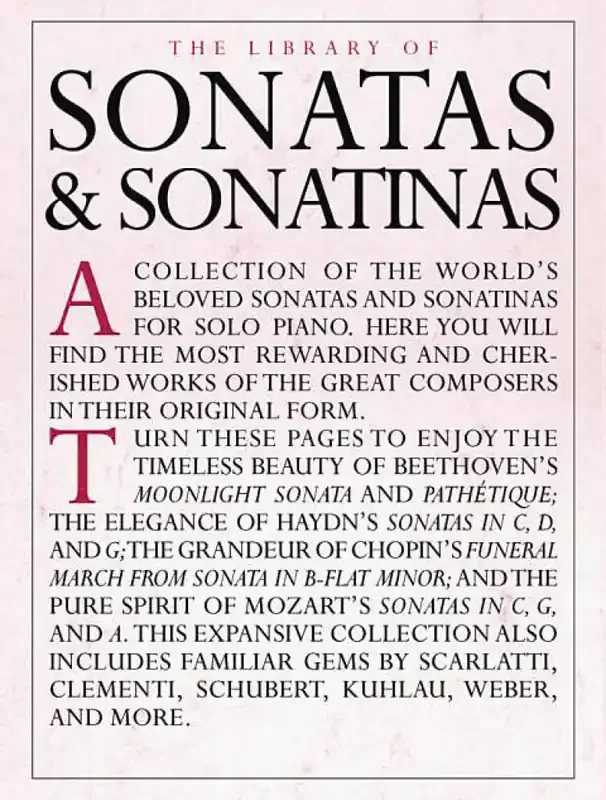 The Library of Sonatas and Sonatinas (Arr. Amy Appleby) Klavier Solo